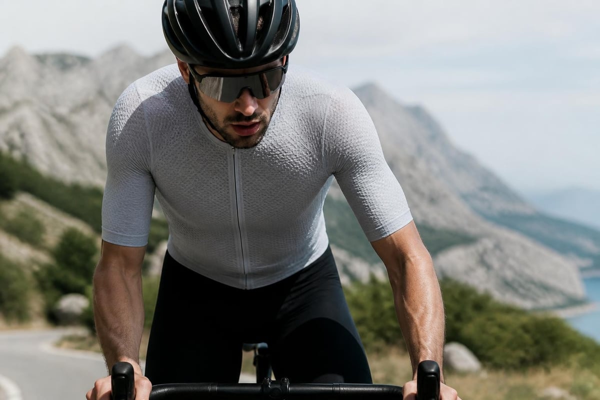 Aerodynamic jersey design features