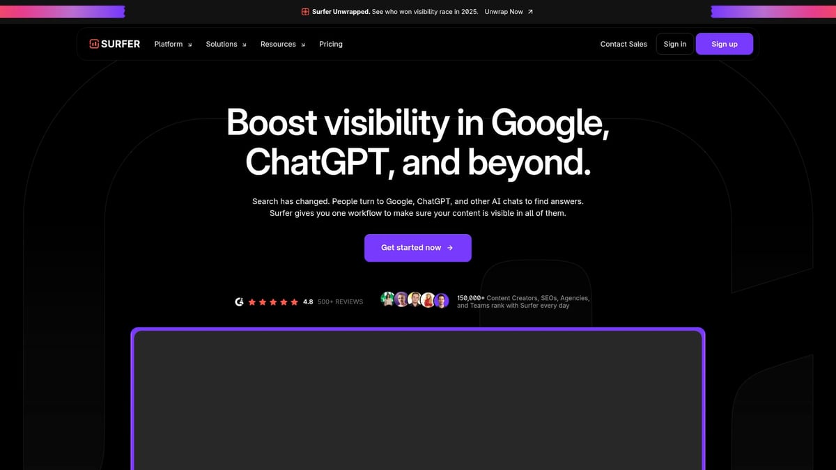 Top 10 AI Content Creation Tools Transforming 2026 - Surfer SEO