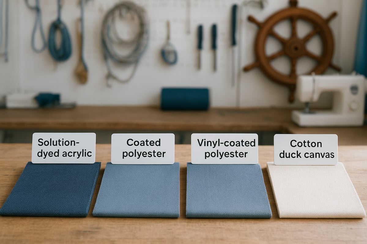 The Main Types of Marine Canvas Materials in 2025