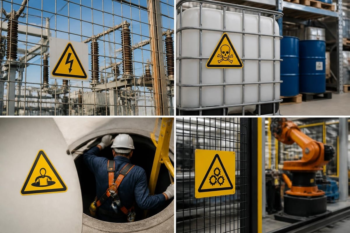 Common danger sign applications