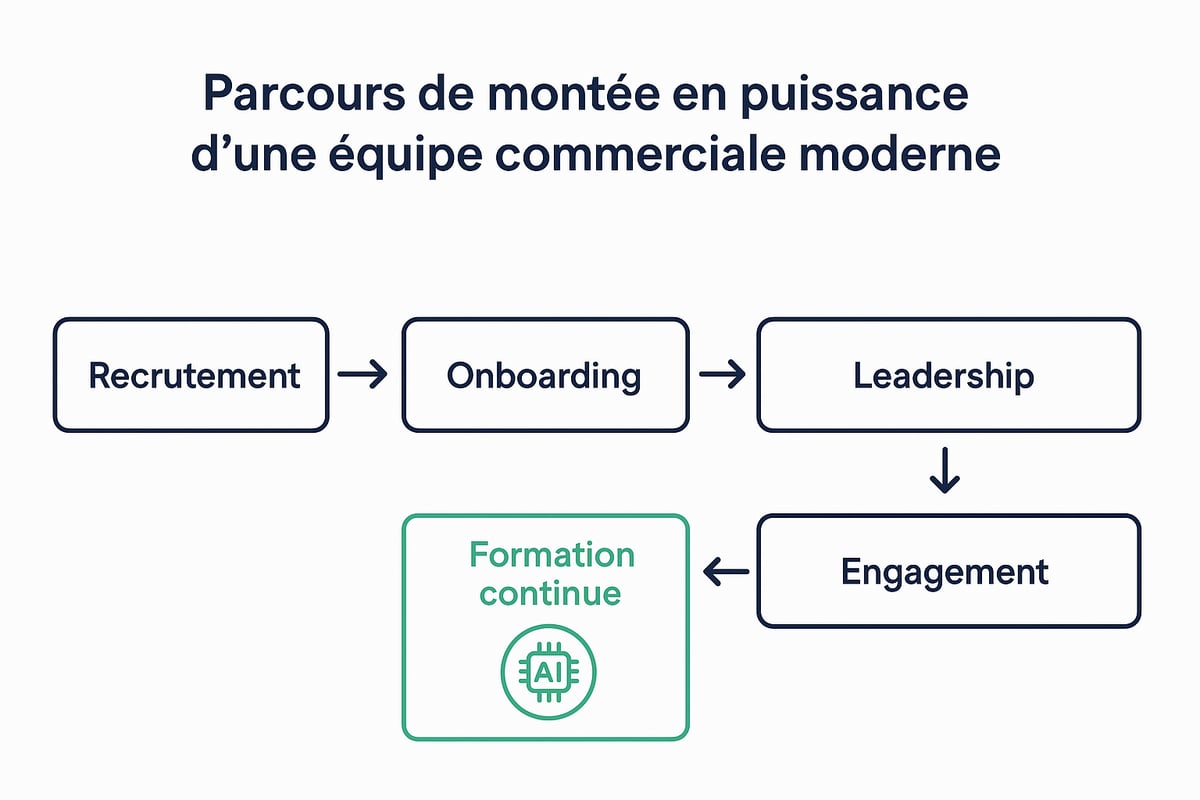 Manager et Faire Monter en Puissance l’Équipe Commerciale