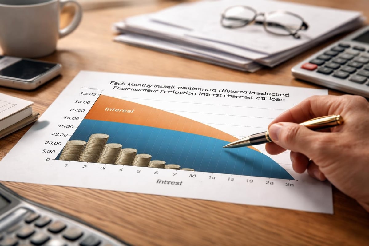 Installment loan payment breakdown