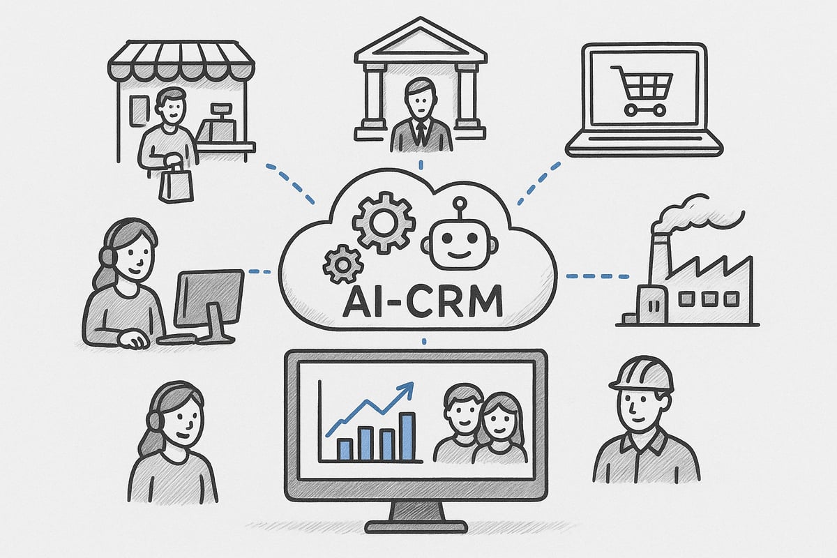 Praxisbeispiele: KI-CRM im Einsatz – Branchen, Tools und Use Cases