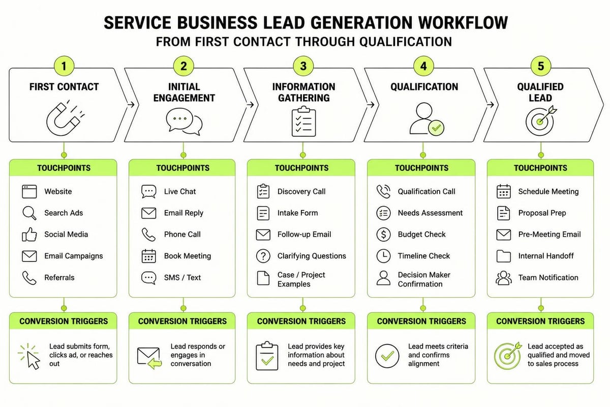 Lead generation workflow