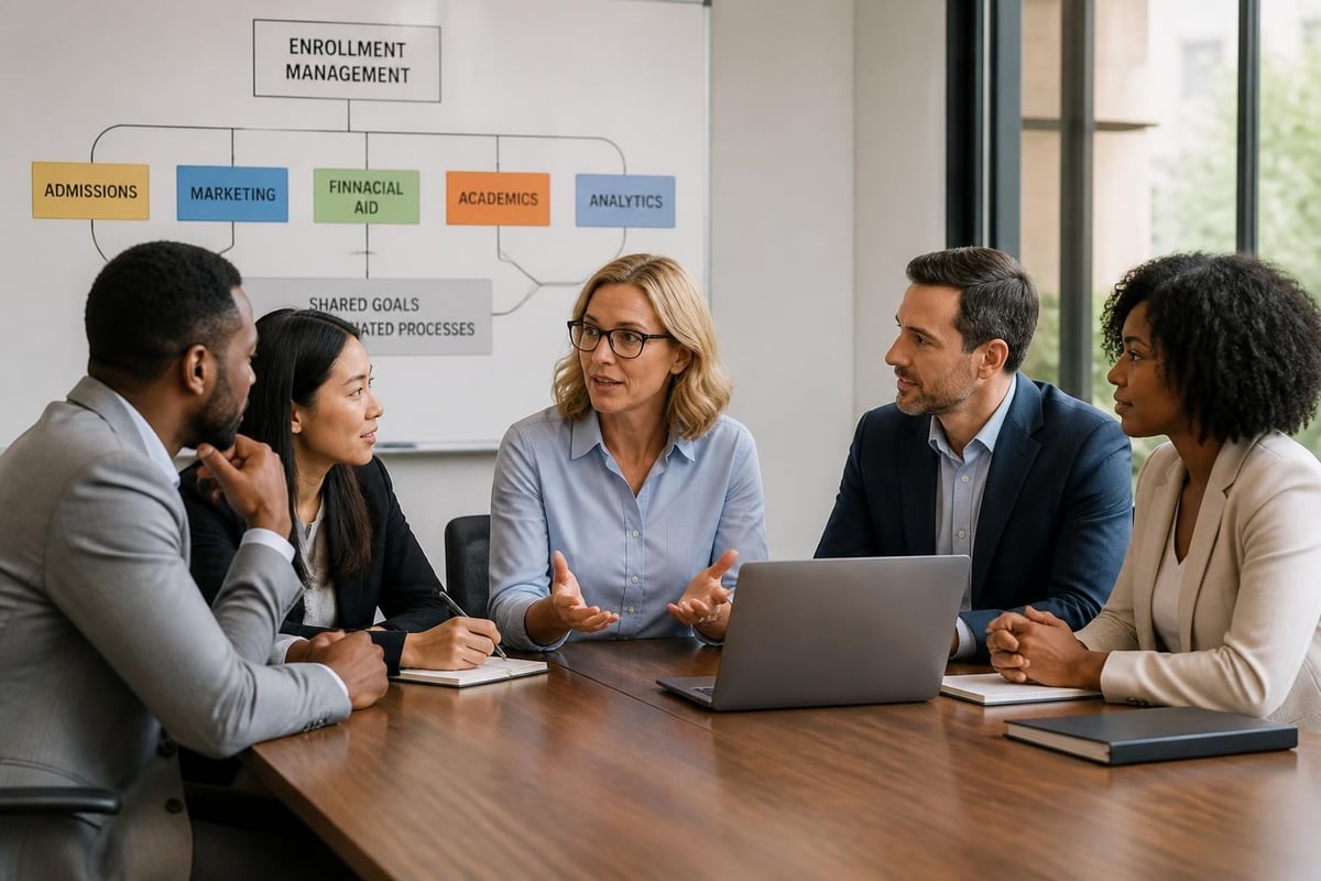Cross-functional enrollment team structure