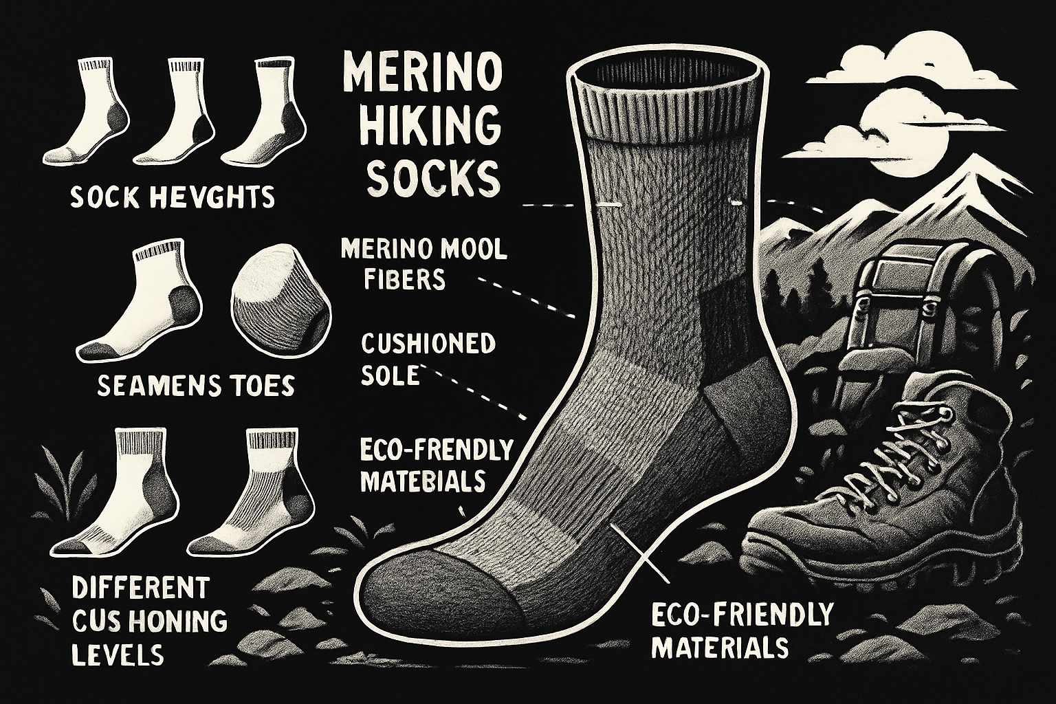Key Features to Look for in Merino Hiking Socks