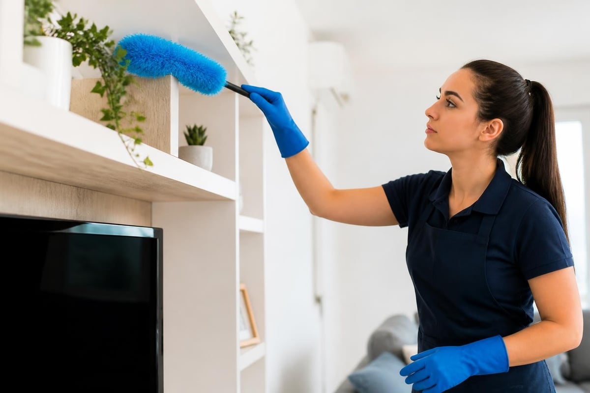 Dusting service benefits Dusting service benefits