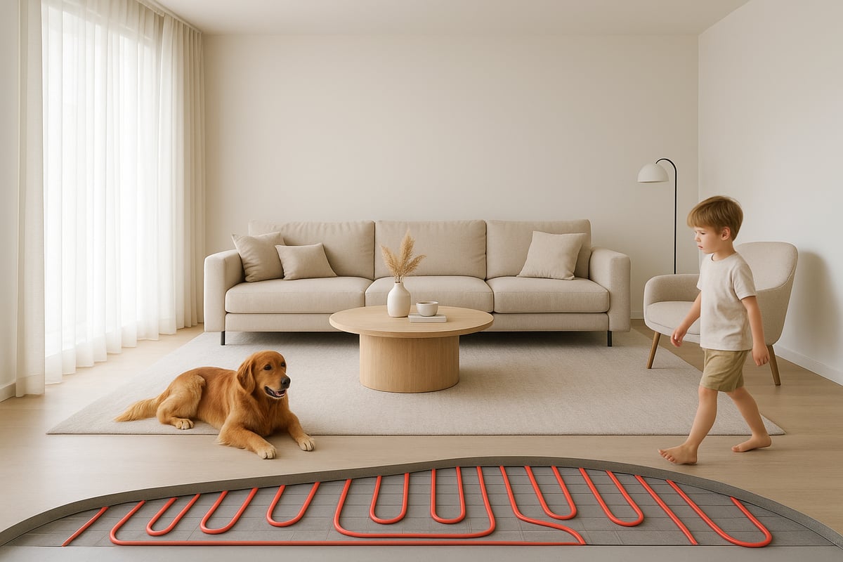 Soorten gietvloeren en hun geschiktheid voor vloerverwarming