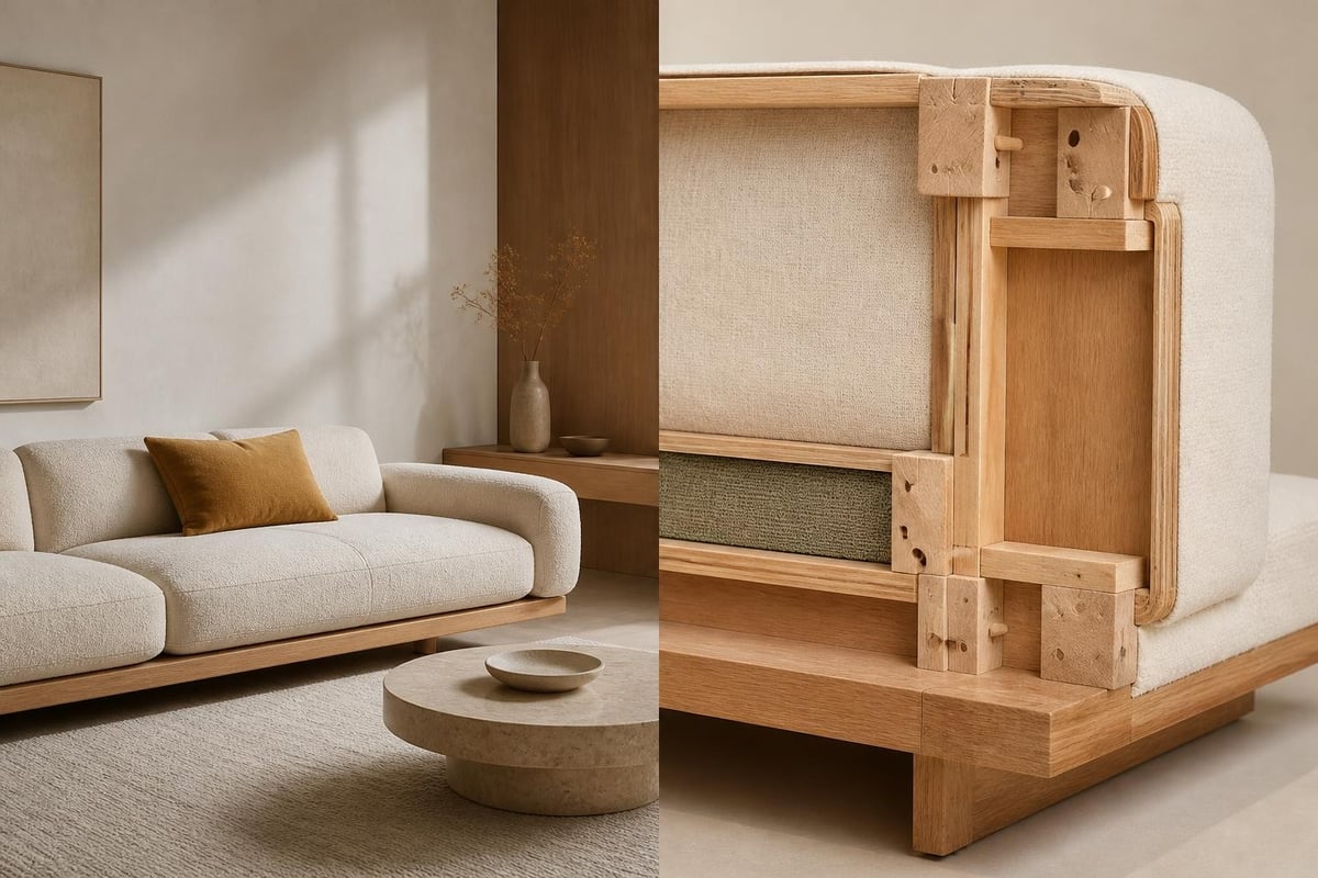 Sofa frame construction