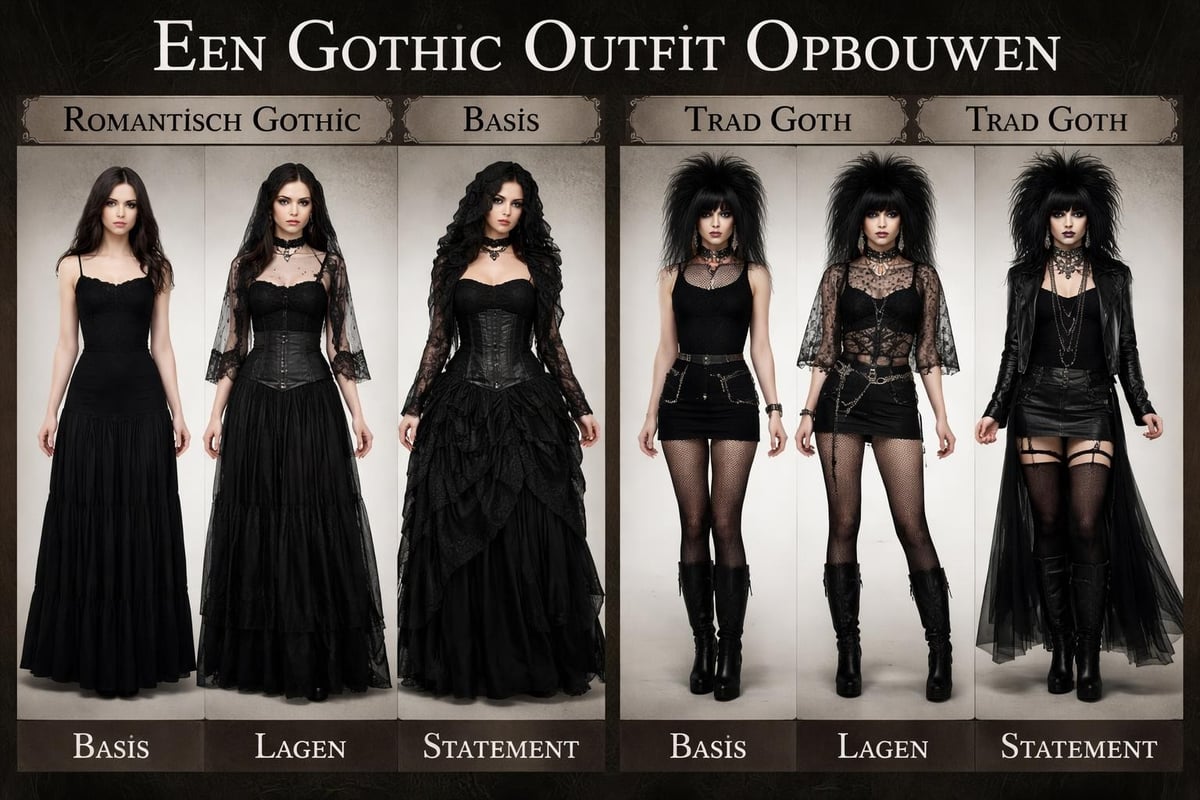 Gothic outfit samenstelling