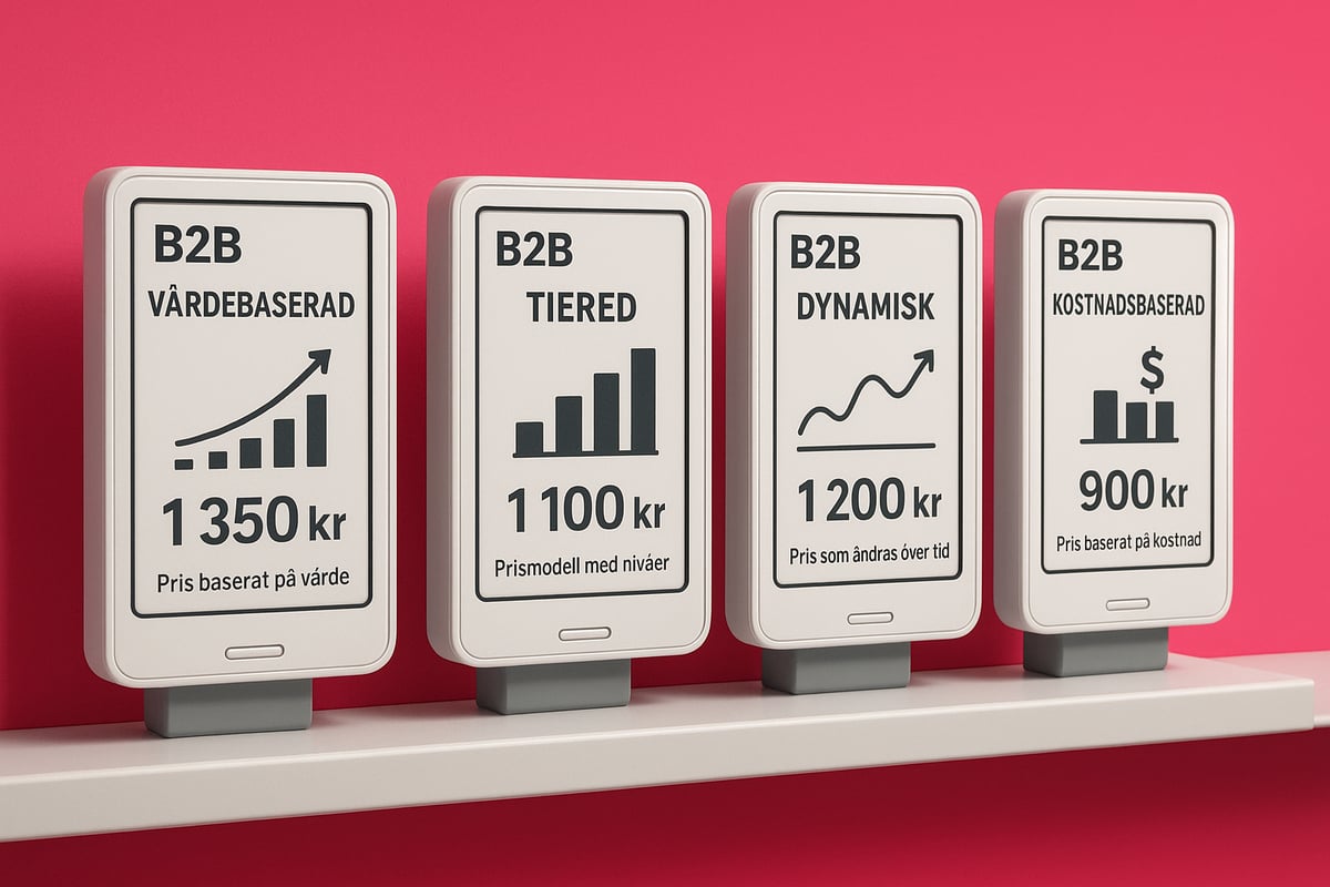 De Viktigaste B2B-prissättningsmodellerna på Shopify
