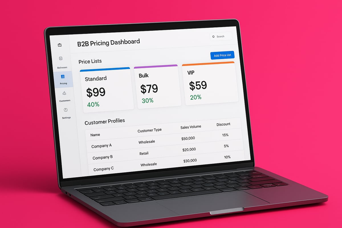 Shopify B2B-prissättning: Grunder och Utmaningar