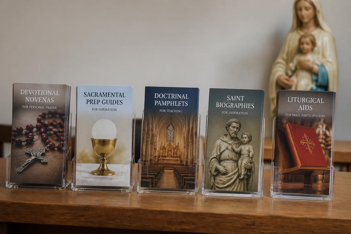 Catholic booklet categories