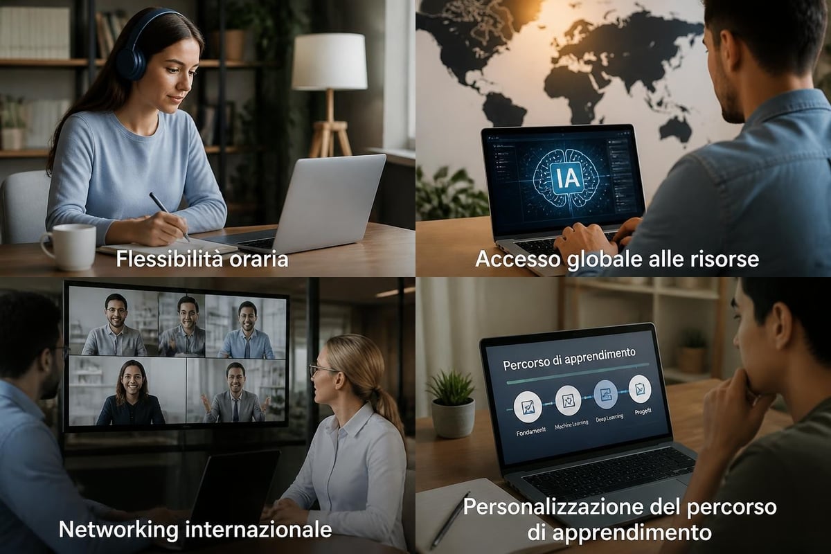 Vantaggi formazione AI online