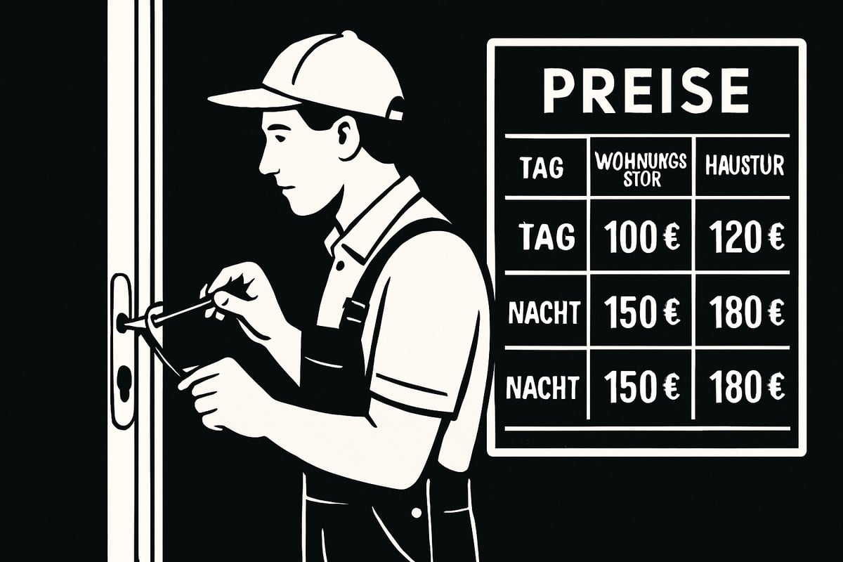 Was kostet eine Türöffnung beim Schlüsseldienst 2025?