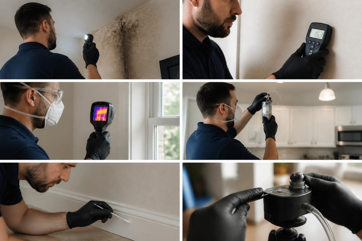 Mould survey site investigation