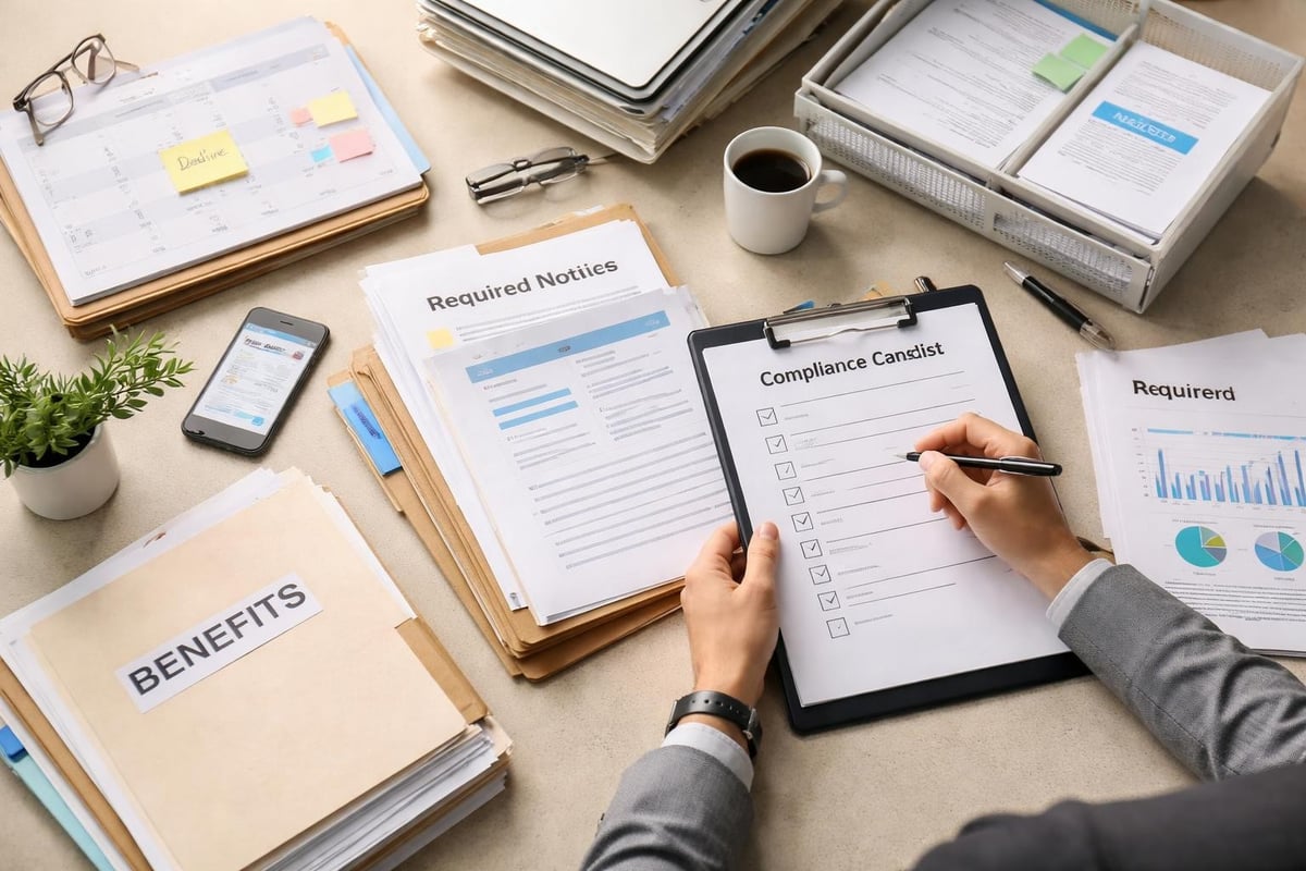 Benefits compliance workflow