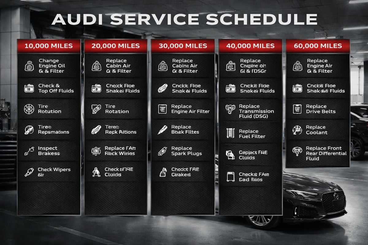 Audi maintenance intervals
