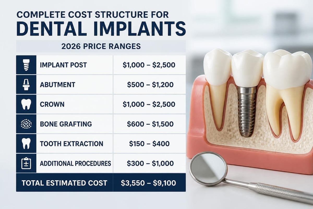 Dental implant cost breakdown