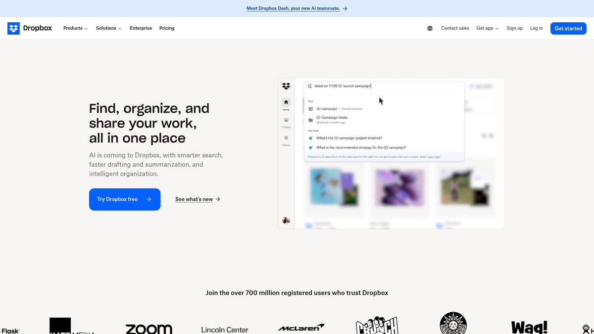 12 File Storage Services to Try in 2026 - Dropbox