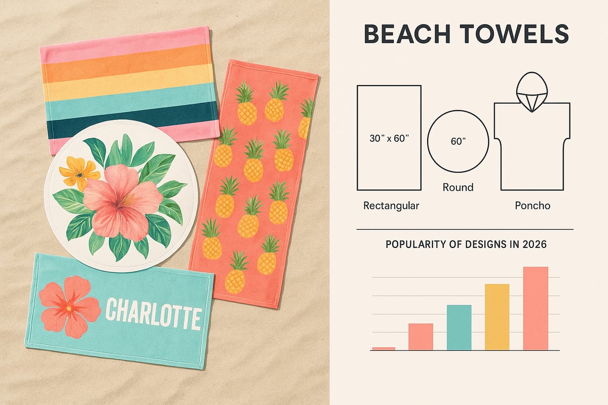 Größen, Formen & Designs – Das perfekte Strandtuch für jeden Typ