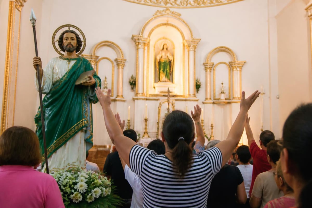 Catholic parish patron saint connection