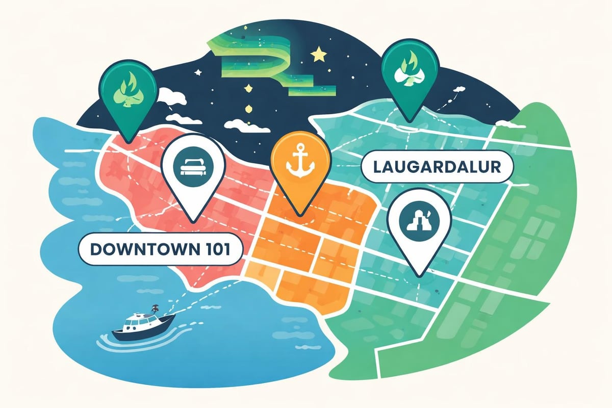 Reykjavik hotel neighborhoods