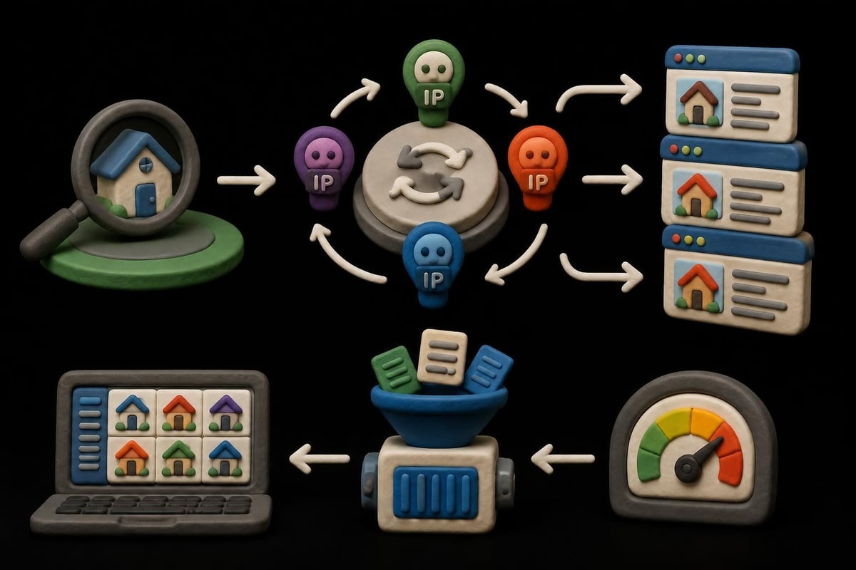Web scraping workflow