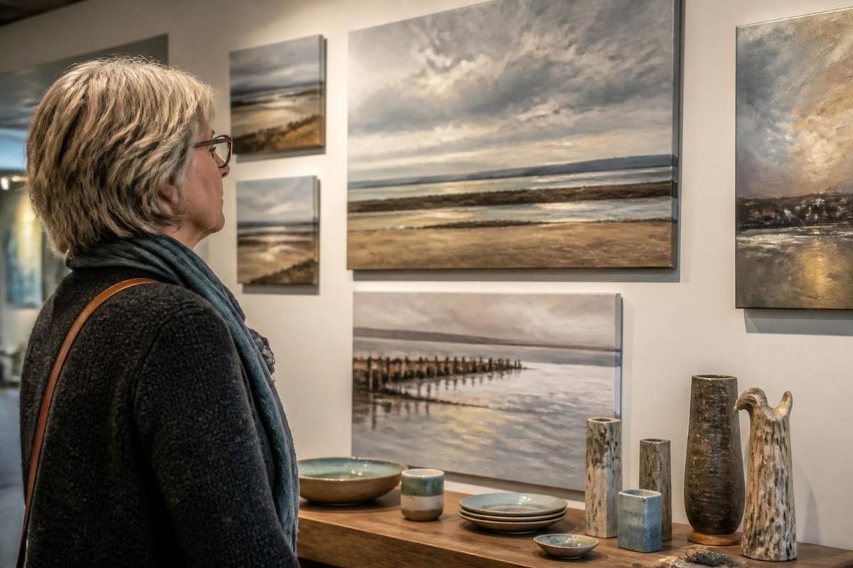 Art and craft shopping
