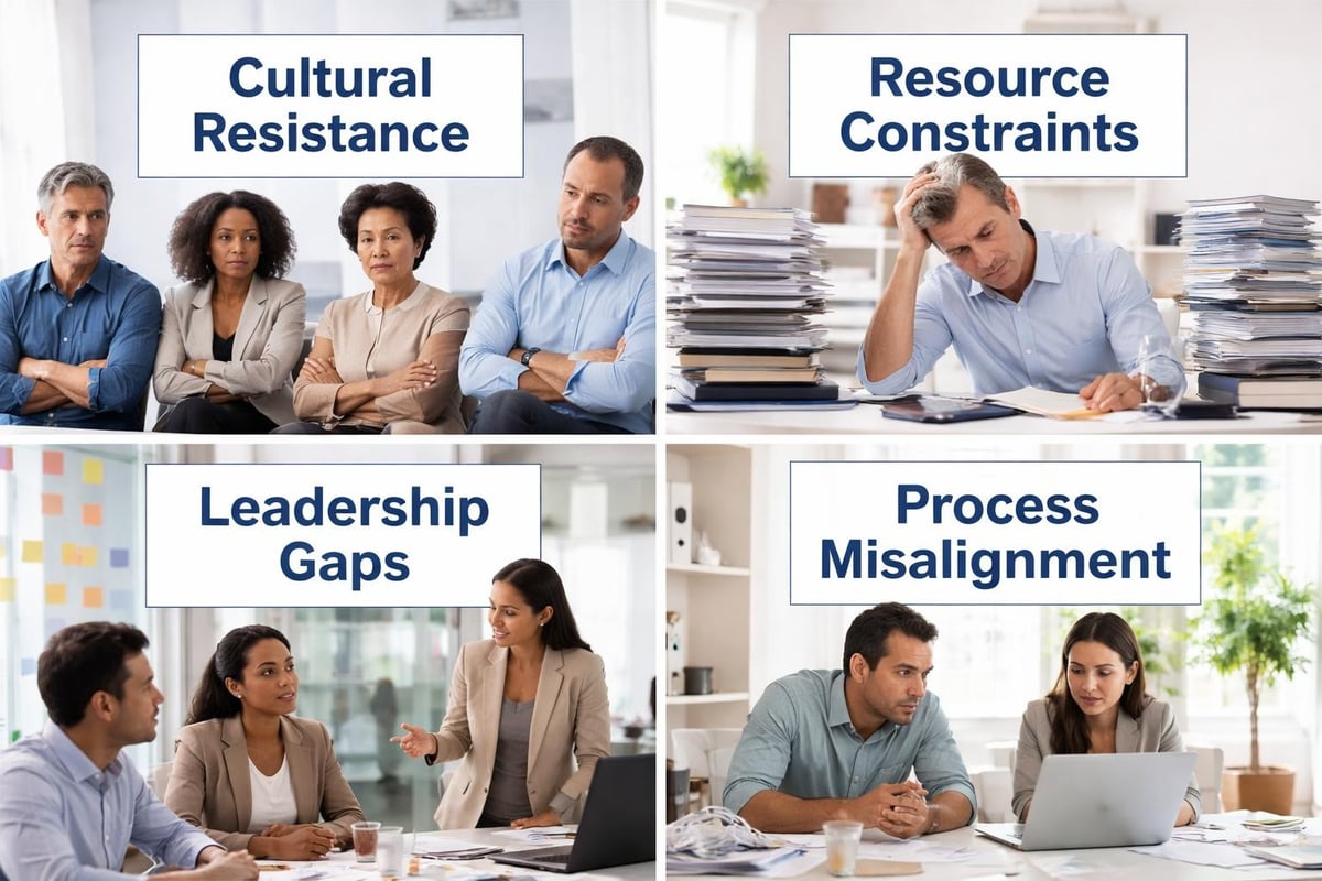 Innovation implementation challenges framework