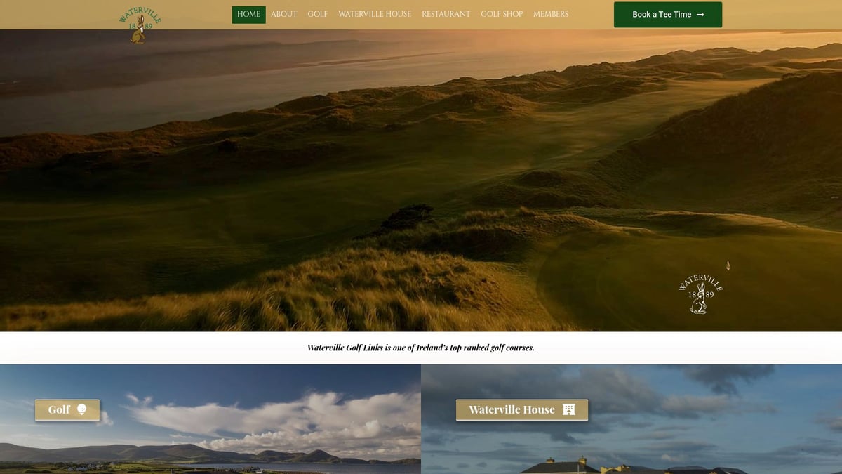 9 Fantastiska Irlands Bästa Golfbanor Att Spela 2025 - Waterville Golf Links
