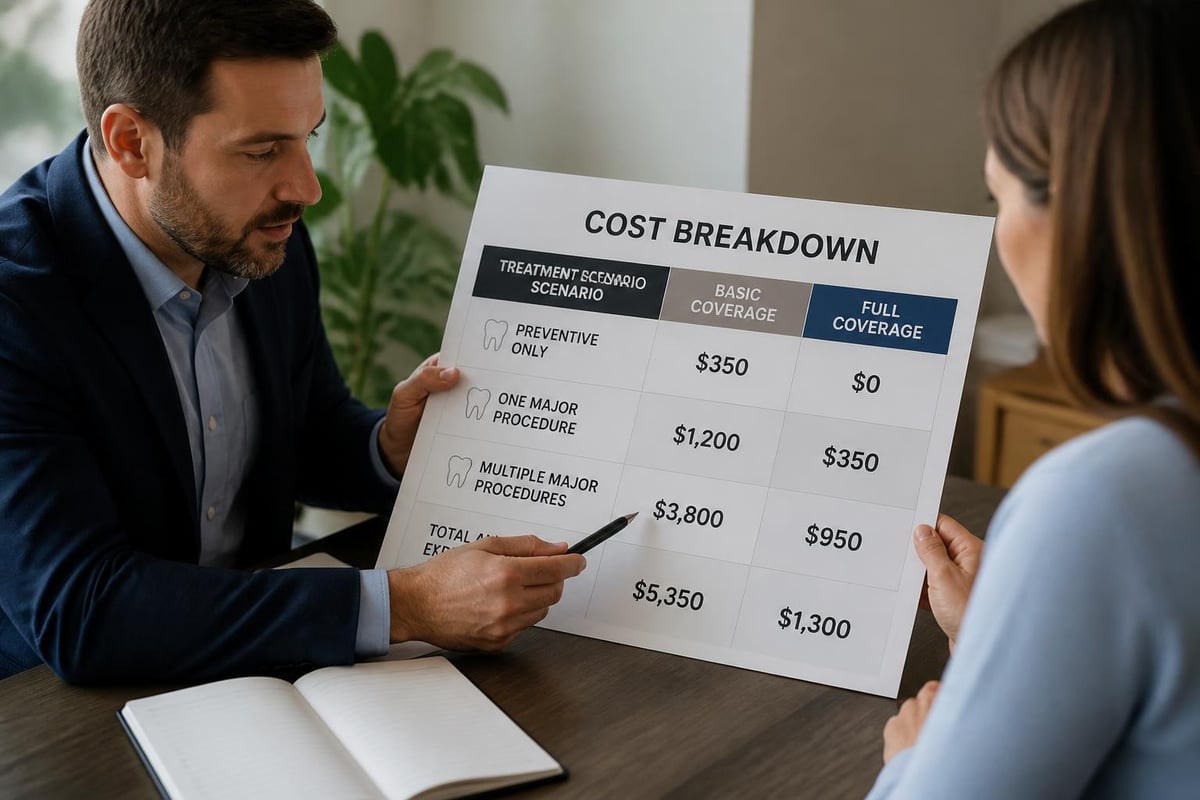 Annual cost comparison scenarios