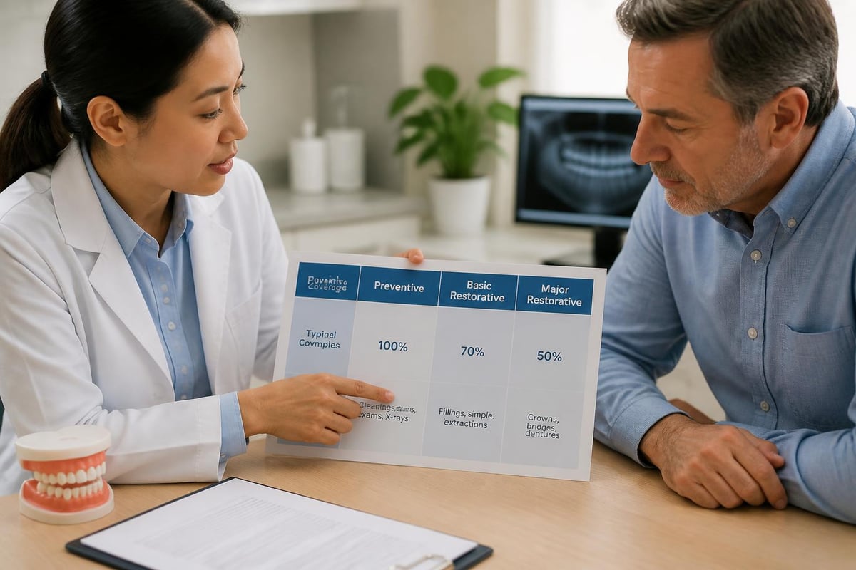 Dental procedure coverage tiers