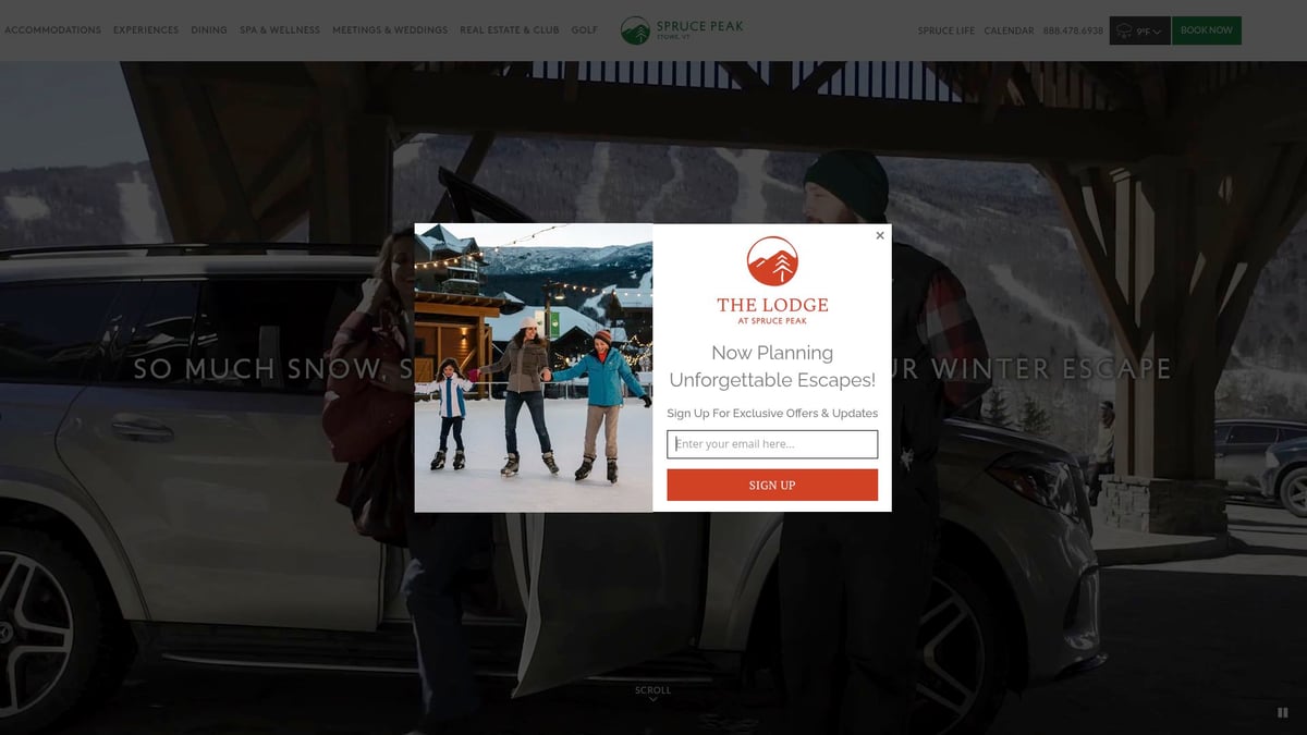 9 Romantic Resorts In Vermont For Couples To Visit In 2026 - Stowe Mountain Lodge (The Lodge at Spruce Peak)