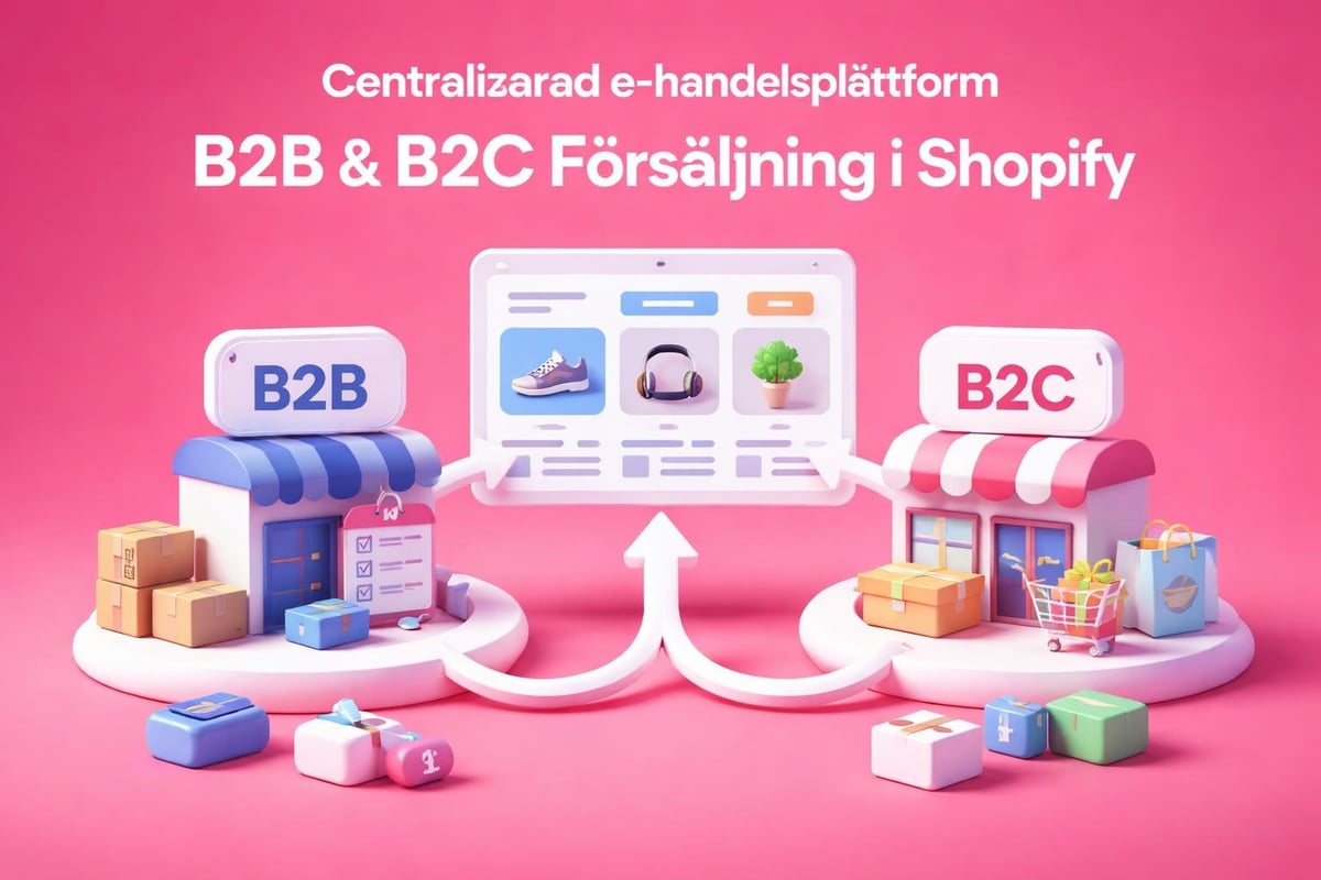 Shopify B2B funktioner