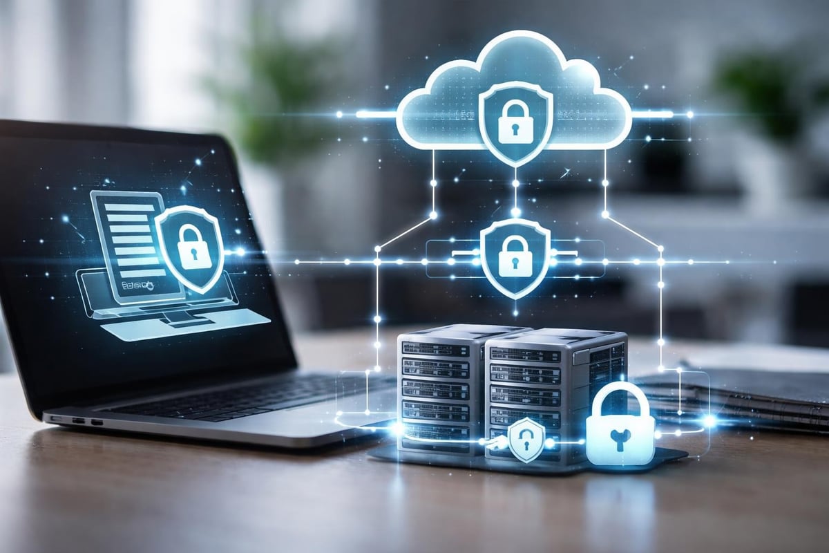 Verschlüsselungsebenen Cloud-Speicher