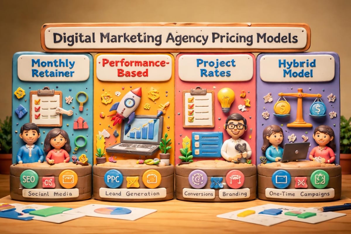 Top Digital Marketing Agency Selection Guide 3 Agency pricing comparison