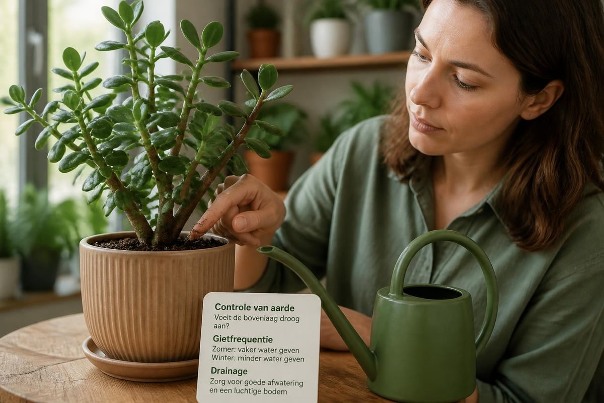 Watergeven vetplanten