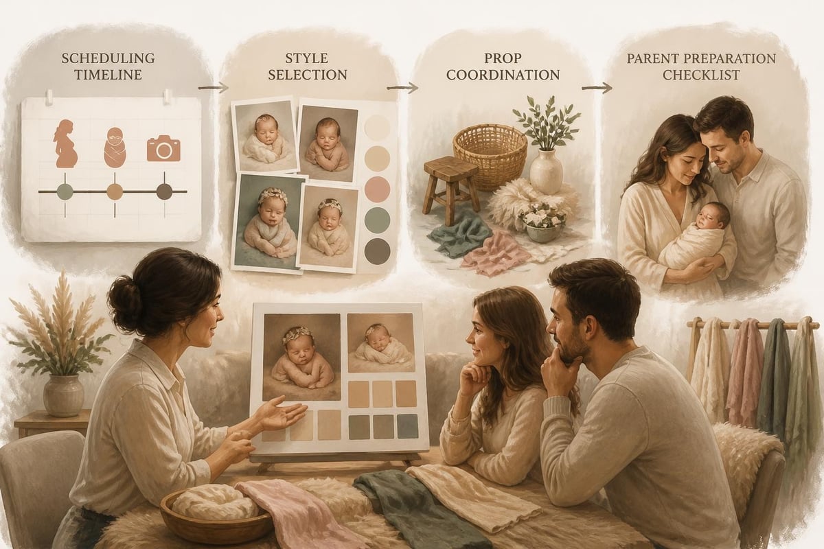 Newborn session planning process