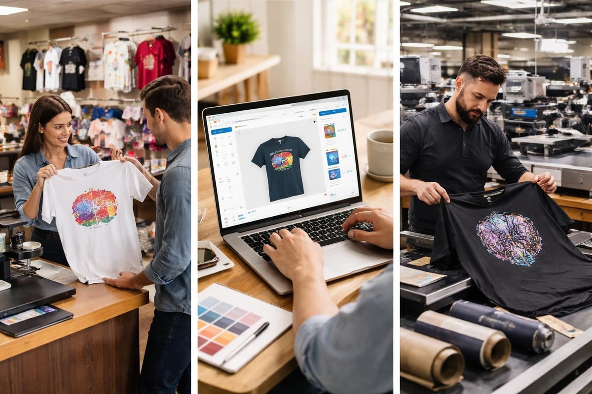 Custom shirt printing service comparison