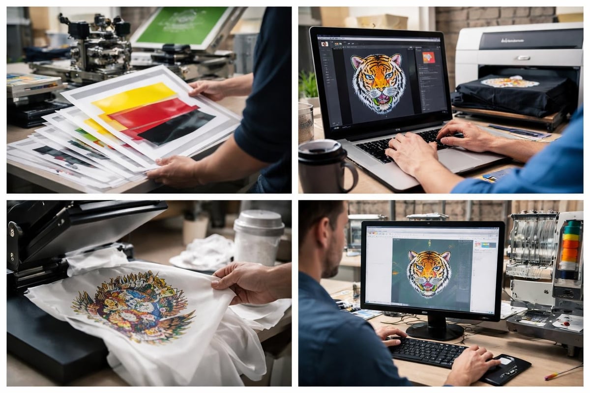 Shirt printing techniques breakdown