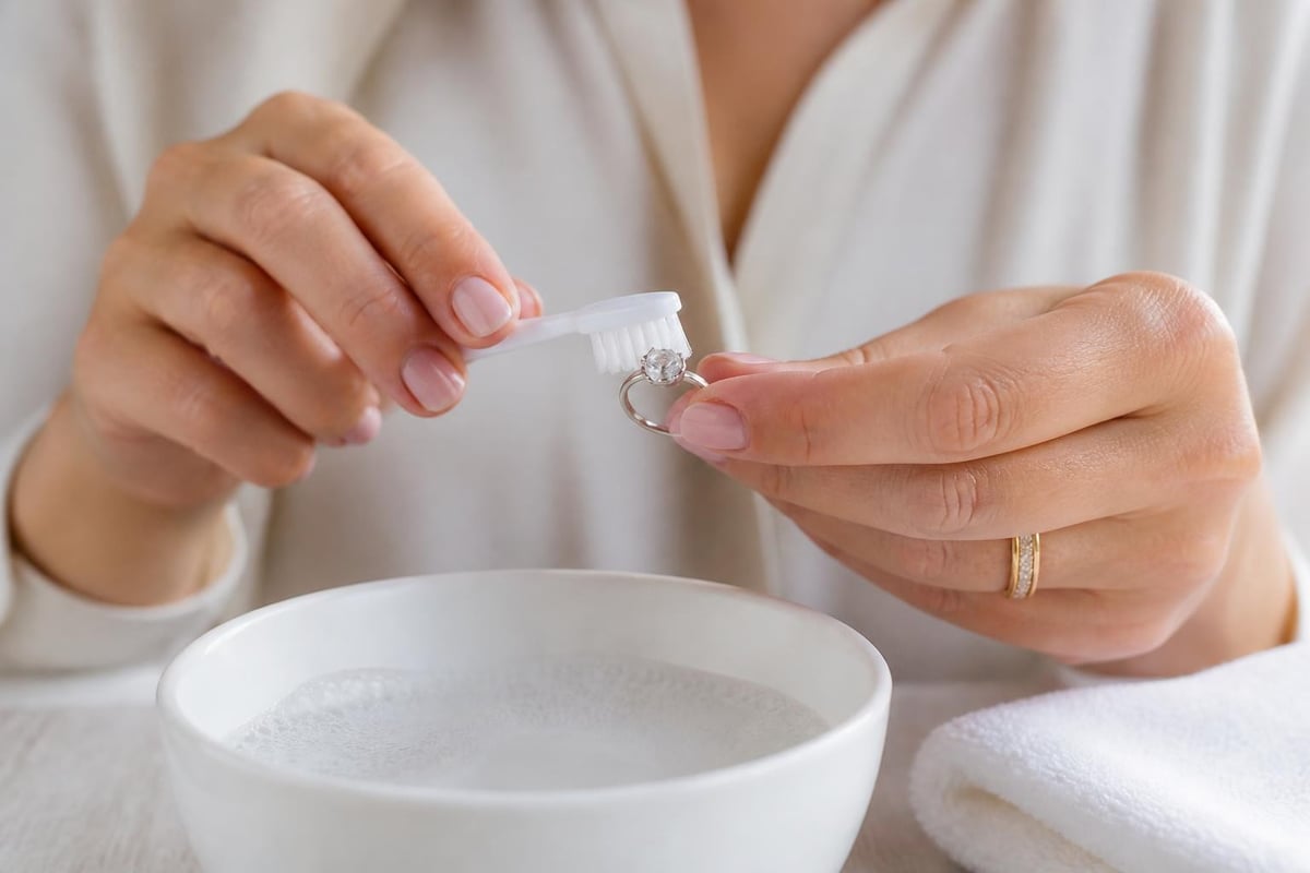Diamond care routine