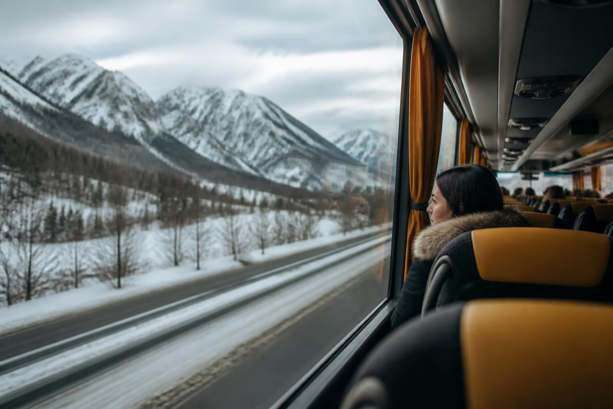 Tourist bus seasonal features