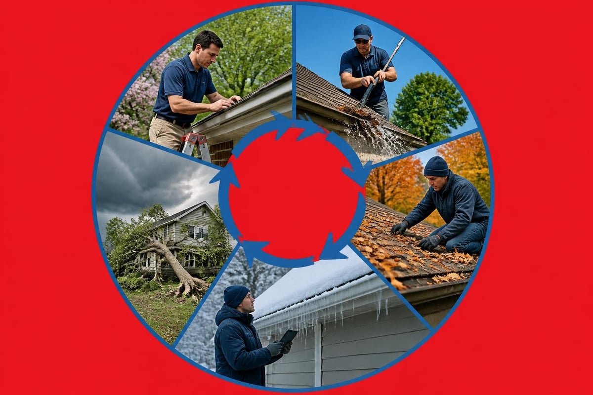 Roof maintenance and inspection timeline