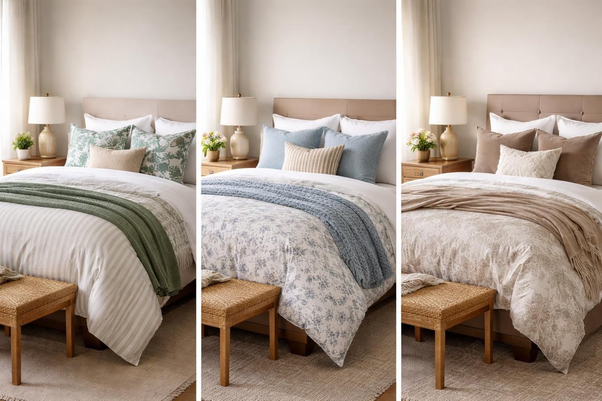 Layering bed bedding
