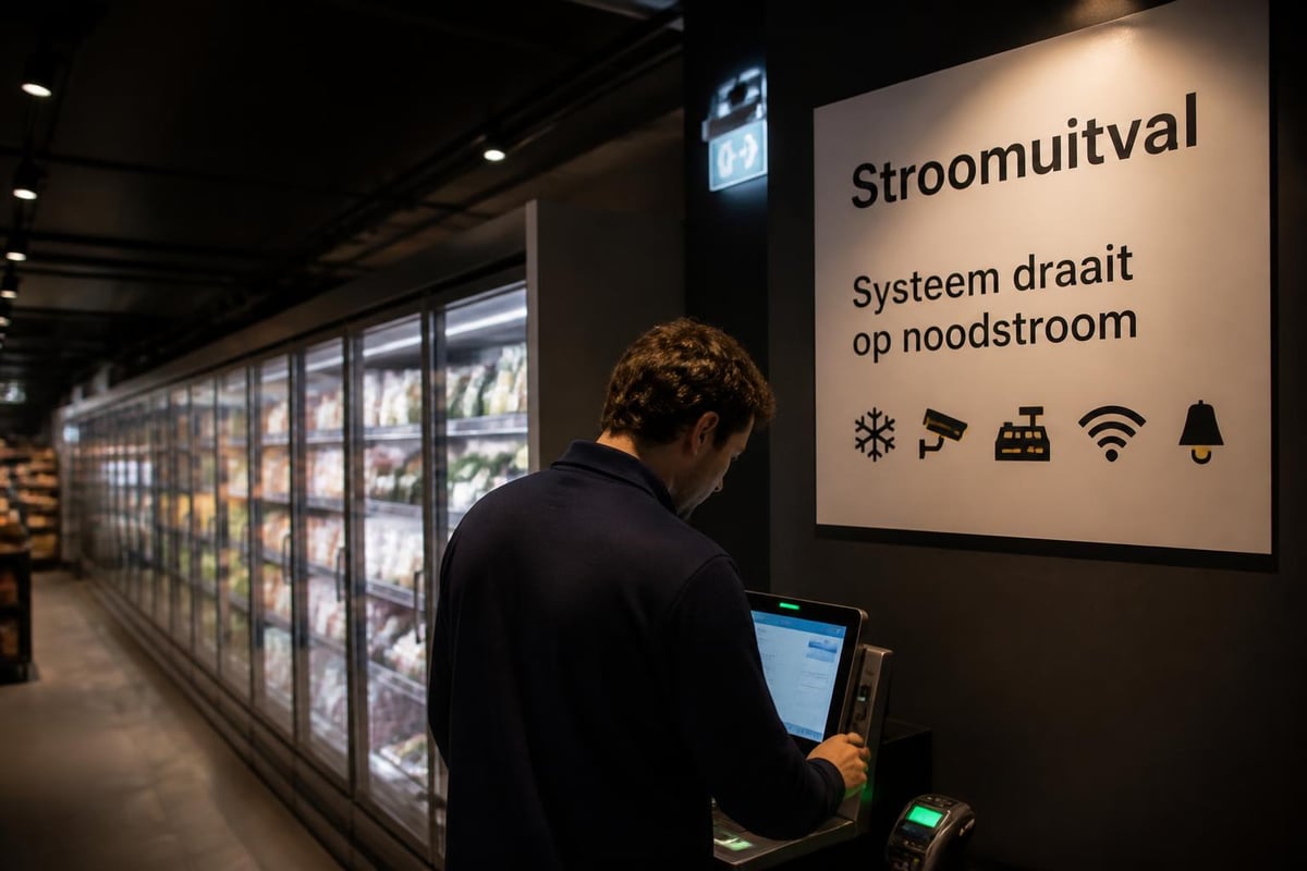 Bedrijfsprocessen stroomuitval