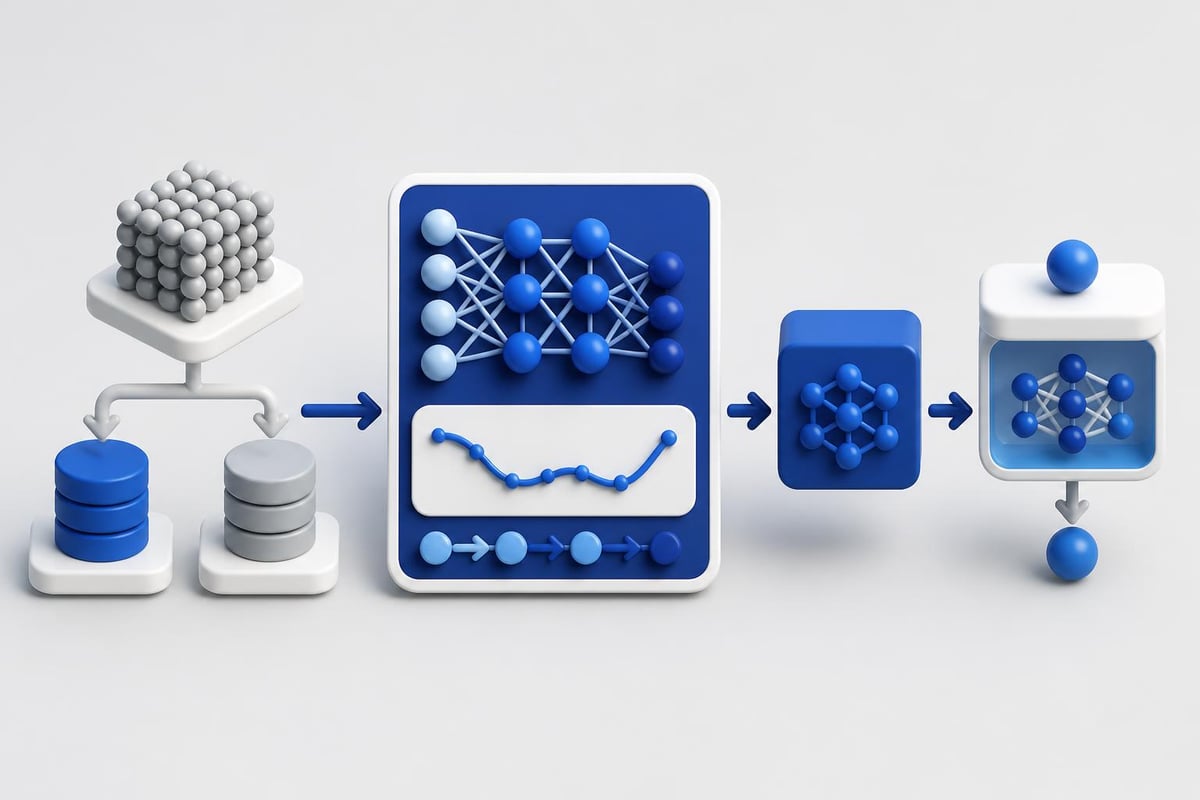 ML training and inference workflow