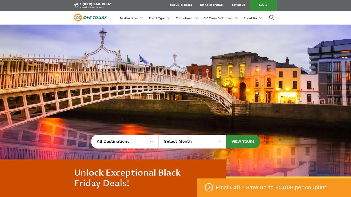 9 Unforgettable Irish Vacation Packages for 2026 Travelers - CIE Tours: Irish Heritage & Dromoland Castle