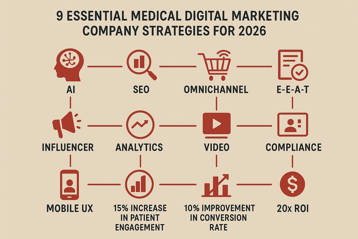 9 Essential Medical Digital Marketing Company Strategies 2026