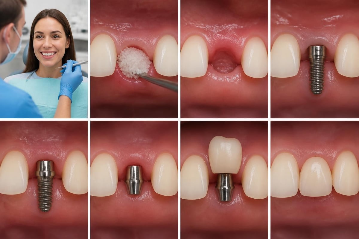 Dental implant procedure timeline